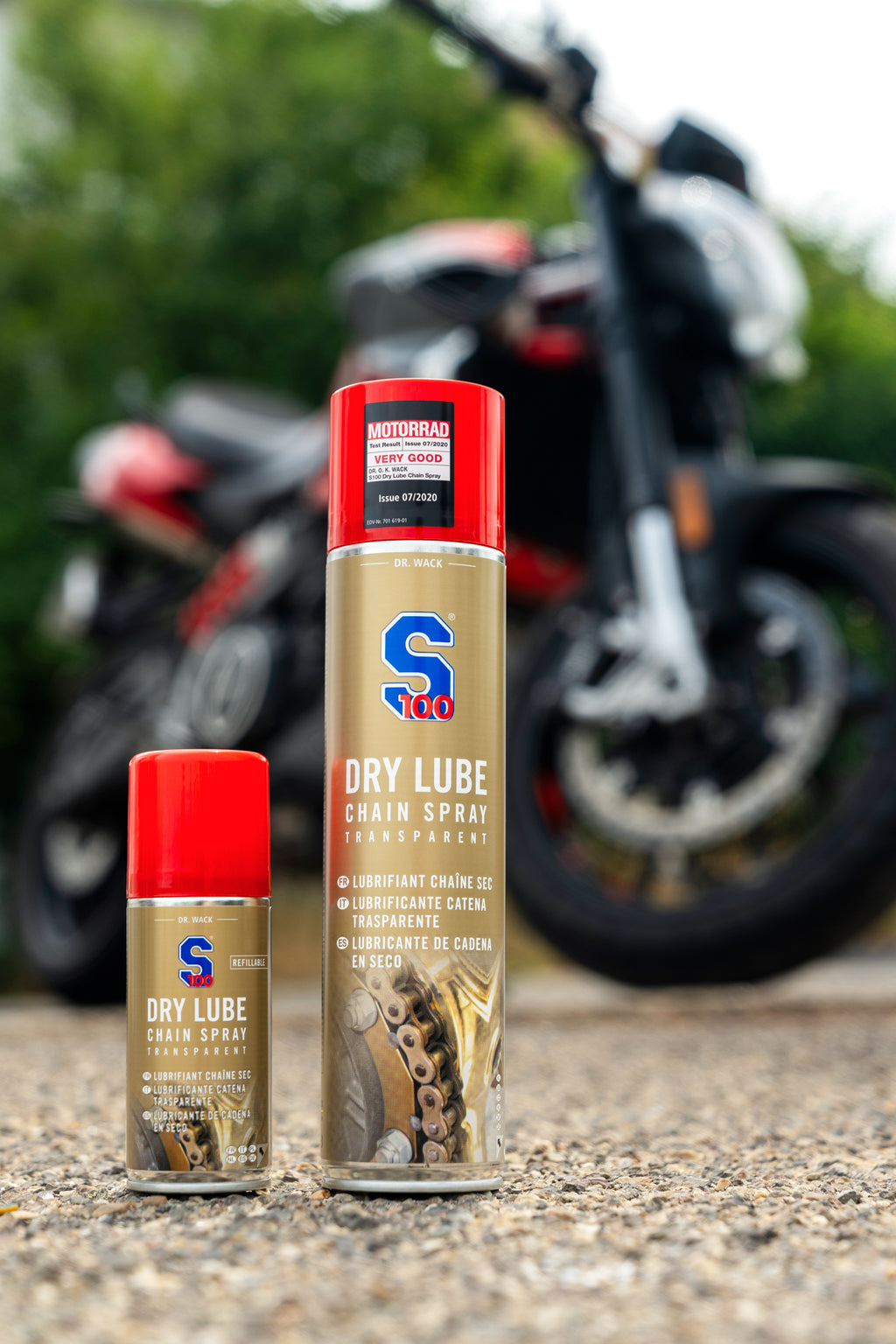Spray ungere lanț moto | S100 Dry Transparent