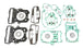 Set garnituri motor superior ATHENA P400210600970 