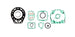 Set garnituri motor superior ATHENA P400250600221 