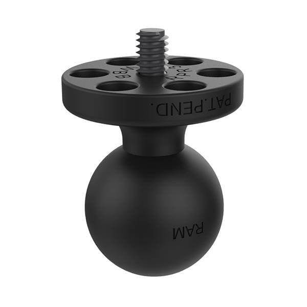 Adaptor cu bilă RAM® cu știft filetat 1/4"-20 pentru camere de acțiune - dimensiune B