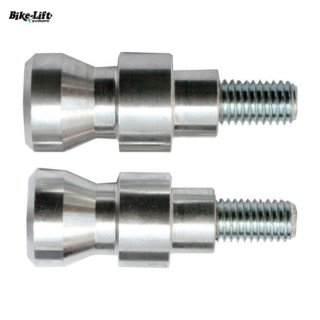 BIKE-LIFT, rear aluminum bobbins 10mm, clear