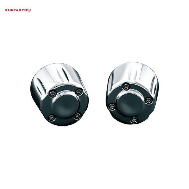 Kuryakyn, grip end weights. Chrome