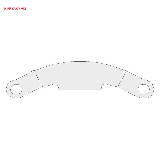 Kuryakyn, throttle housing support bracket. Chrome