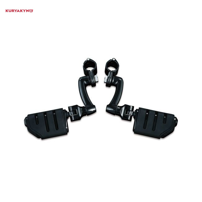 Kuryakyn, Longhorn highway peg set. 1-1/4 (32mm). Black