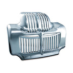 Kuryakyn, oil cooler cover. Chrome
