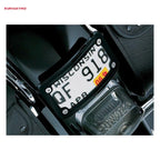 Kuryakyn, Curved laydown license plate frame. Black