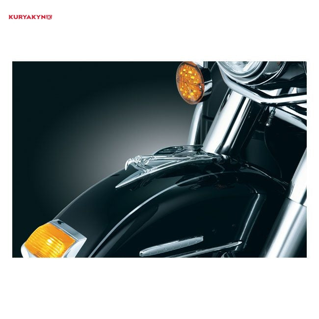 Kuryakyn, Deco Eagle front fender ornament. Chrome