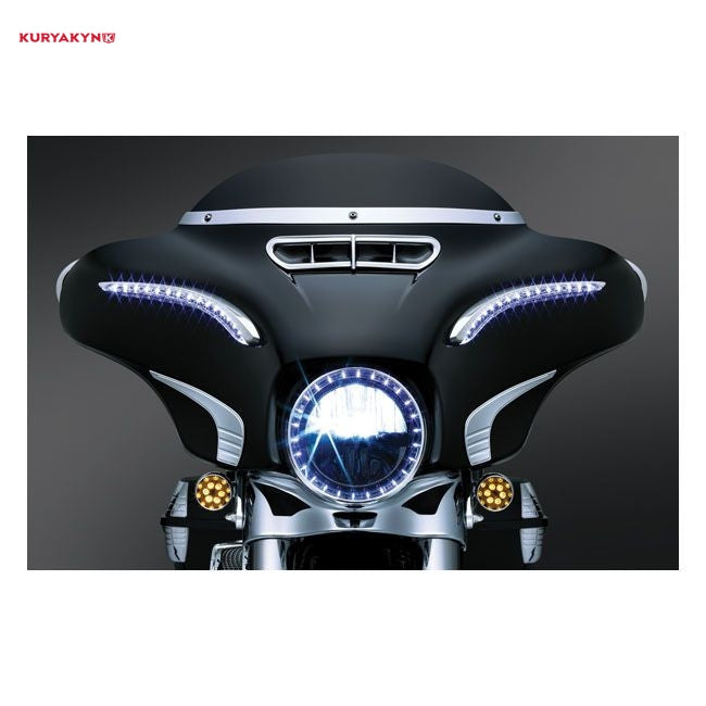 Kuryakyn, Smooth windshield trim. Chrome