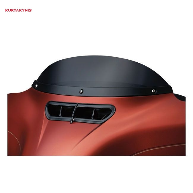 Kuryakyn, Smooth windshield trim. Gloss black
