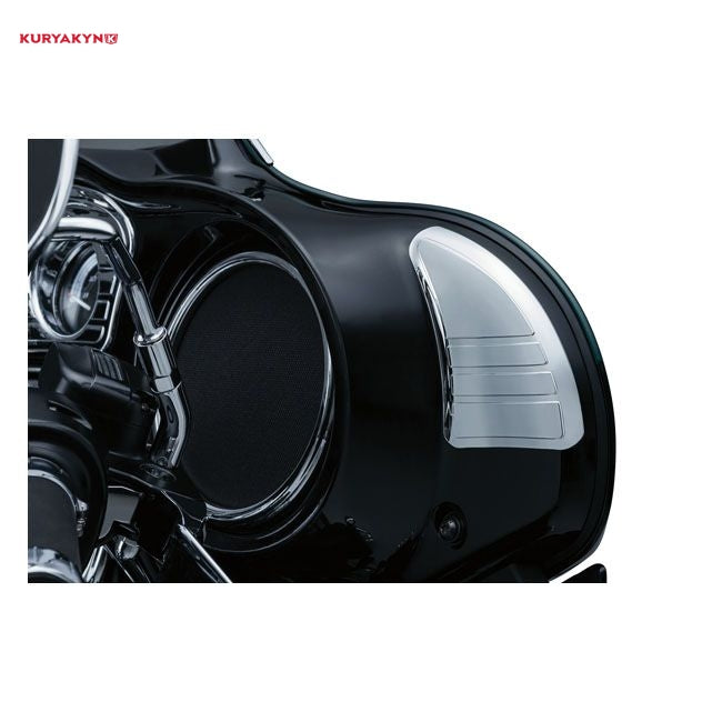 Kuryakyn, Tri-line inner fairing cover. Chrome