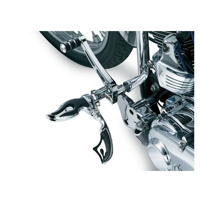 Kuryakyn, Flamin'' switchblade foot pegs. Chrome