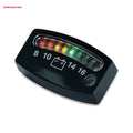 Kuryakyn, LED battery gauge. Black