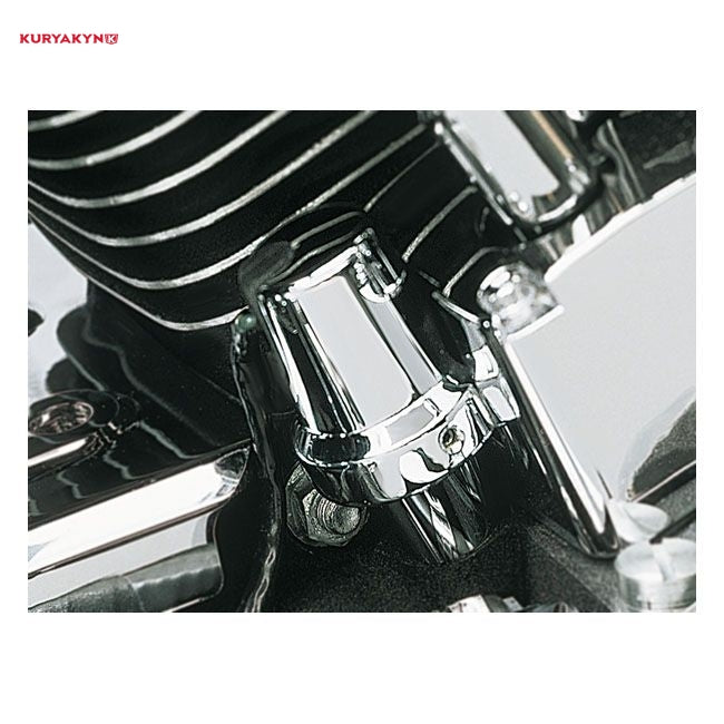Kuryakyn, Oil pressure switch cover set. Chrome