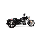 Vance & Hines, 4" Twin Slash Round slip-on mufflers. Chrome