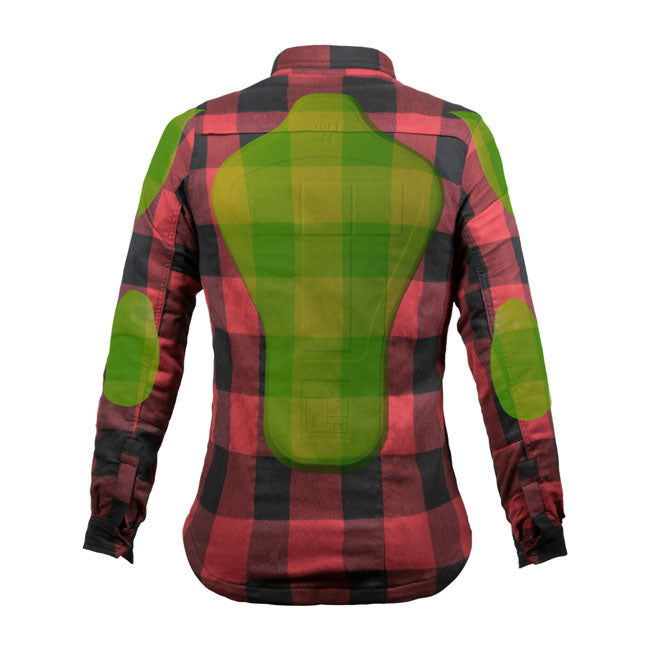 John Doe Motoshirt female XTM© black/red - 3