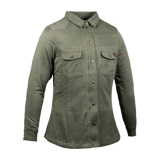 John Doe Motoshirt female XTM© olive - 2
