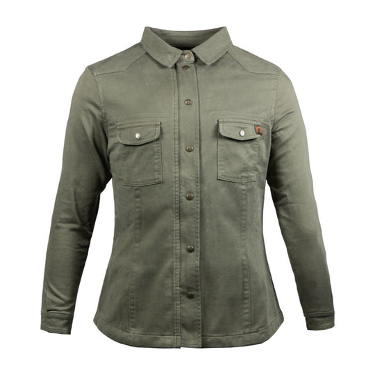 John Doe Motoshirt female XTM© olive - 4