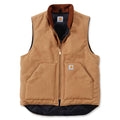 Carhartt Firm duck insulated vest Carhartt brown