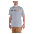 Carhartt Core Logo t-shirt heather gray