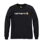 Carhartt Logo graphic long sleeve black