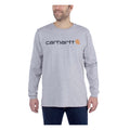 Carhartt Logo graphic long sleeve heather gray