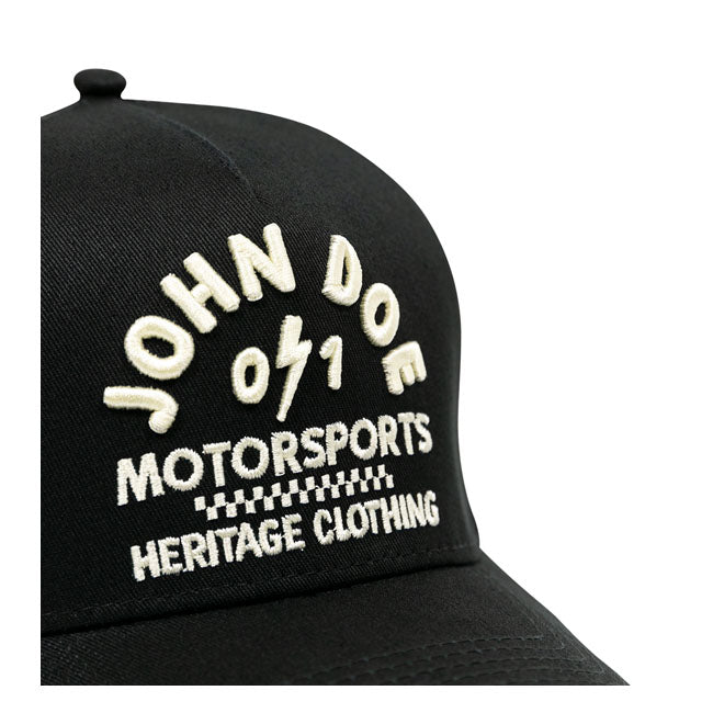 John Doe Black /White cap