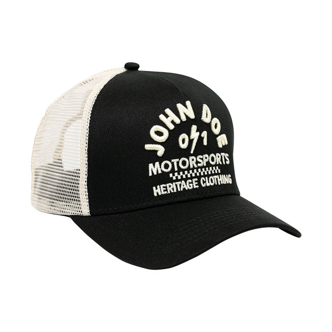 John Doe Black /White cap