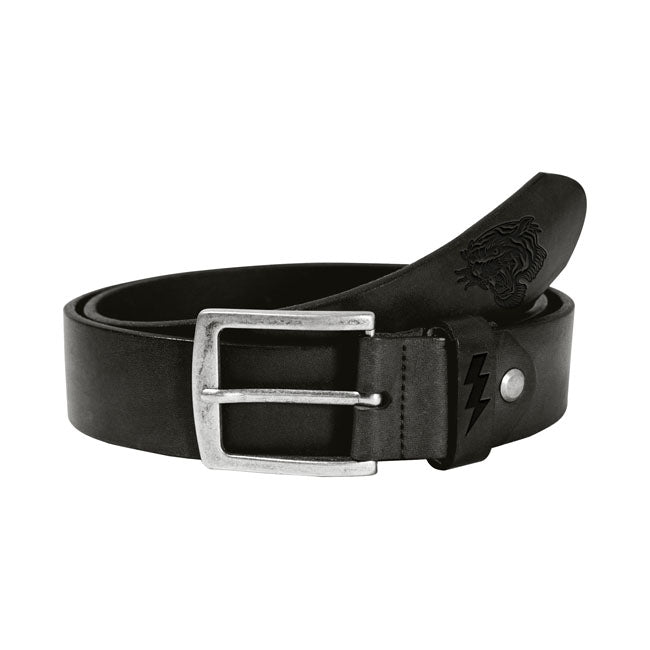 John Doe leather belt Tigre black - 1