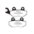 Placute de frana EBC | Front: Triumph: 93 Sprint All carb models (Up to VIN 9082); ...