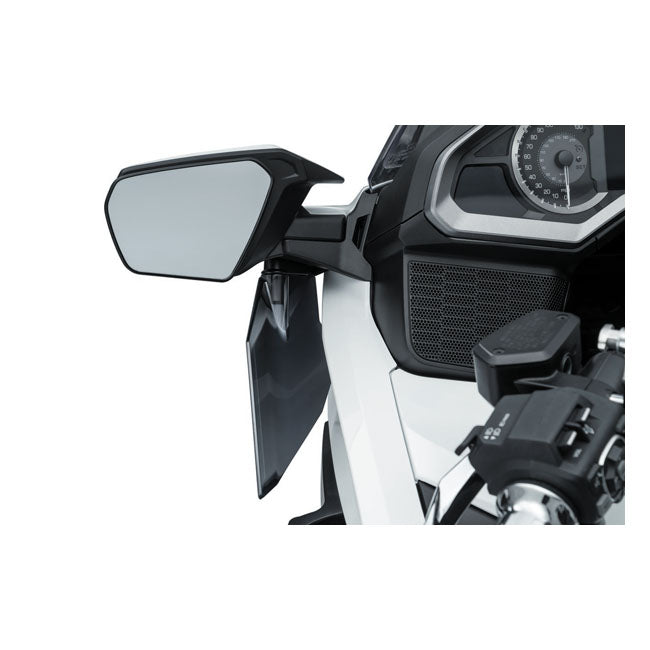 Kuryakyn, Adjustable upper air deflectors. dark smoke