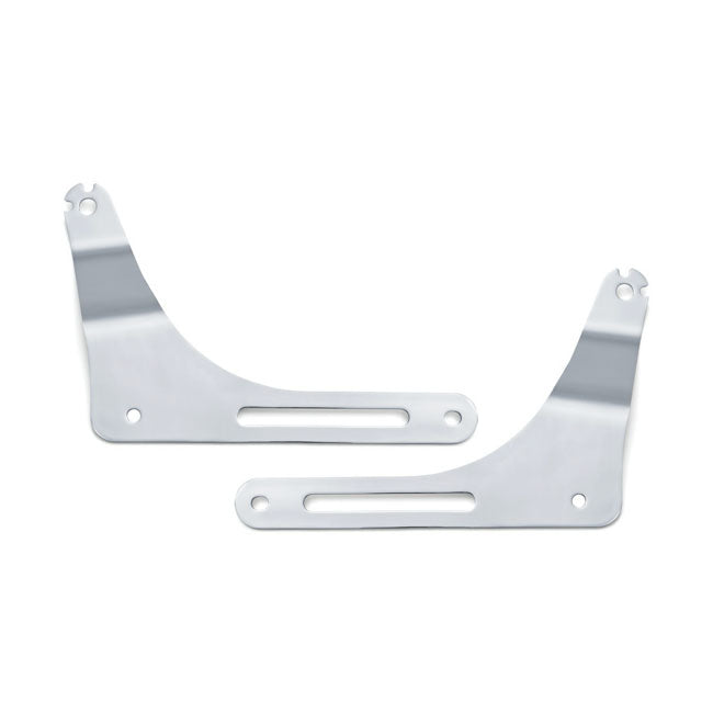 Kuryakyn, Mount brackets for multi-purpose backrest. Chrome