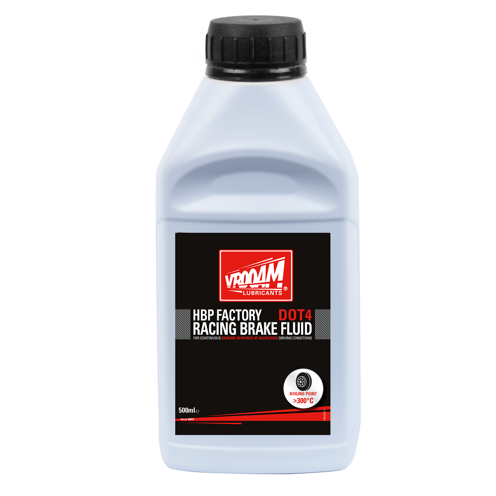 VROOAM - HBP Factory Racing Brake Fluid DOT4 - 500ml [>300C]