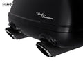 Vance & Hines, 4" Twin Slash Round slip-on mufflers. Black