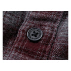 WCC Rigid Flannel shirt burgundy/grey