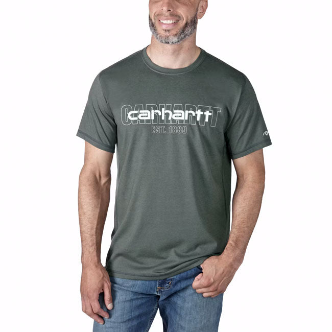 Carhartt Force S/S Logo Graphic t-shirt carbon heather
