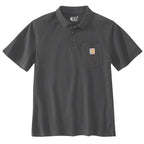 Carhartt Midweight S/S Pocket Polo carbon heather