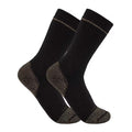 Carhartt Cotton Blend Steel Toe boot sock 2 Pack black