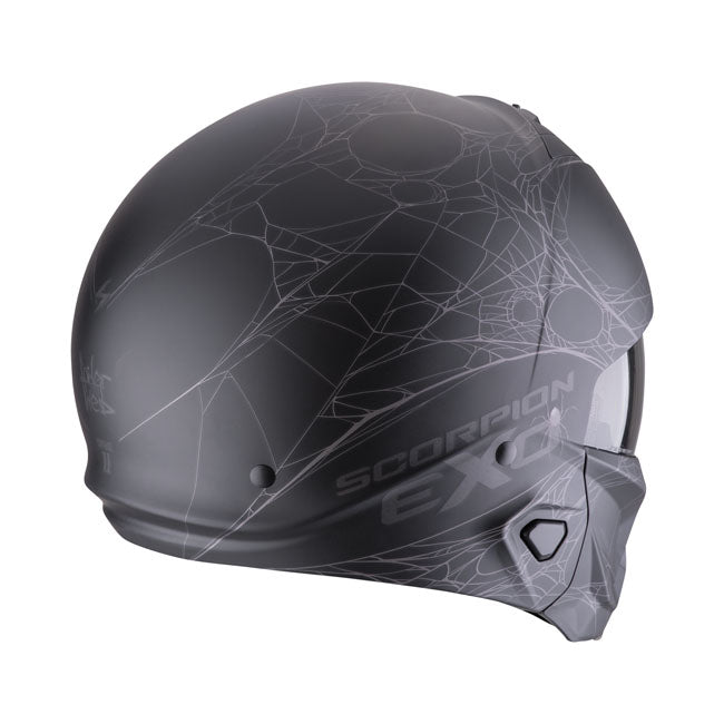 Scorpion EXO-Combat II Spiderweb matt black-silver