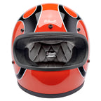 Biltwell Gringo helmet Comp Orange Flames