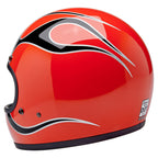 Biltwell Gringo helmet Comp Orange Flames