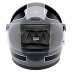Biltwell Gringo S helmet Storm Grey/Black Tracker Gloss
