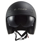 LS2 Spitfire II black Flag helmet matt black