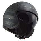LS2 Spitfire II black Flag helmet matt black