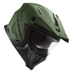LS2 Drifter Solid helmet matt military green