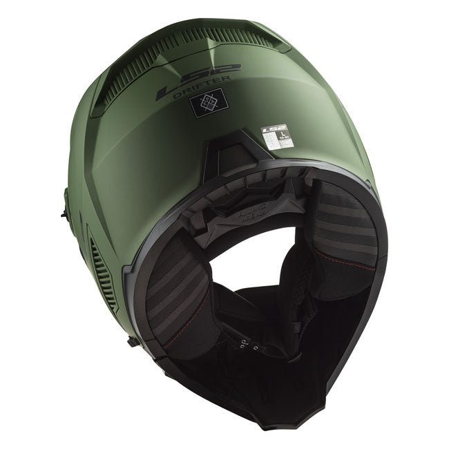 LS2 Drifter Solid helmet matt military green