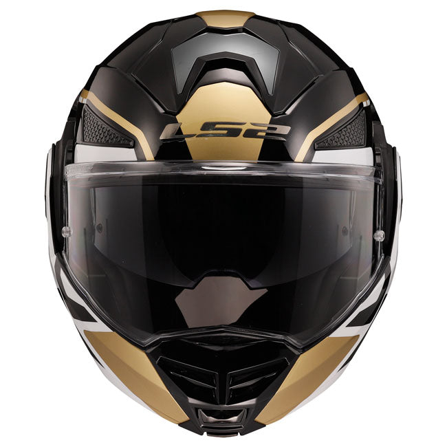 LS2 Advant X Metryk helmet black gold