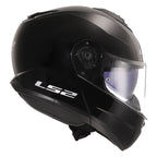 LS2 Strobe II helmet gloss black