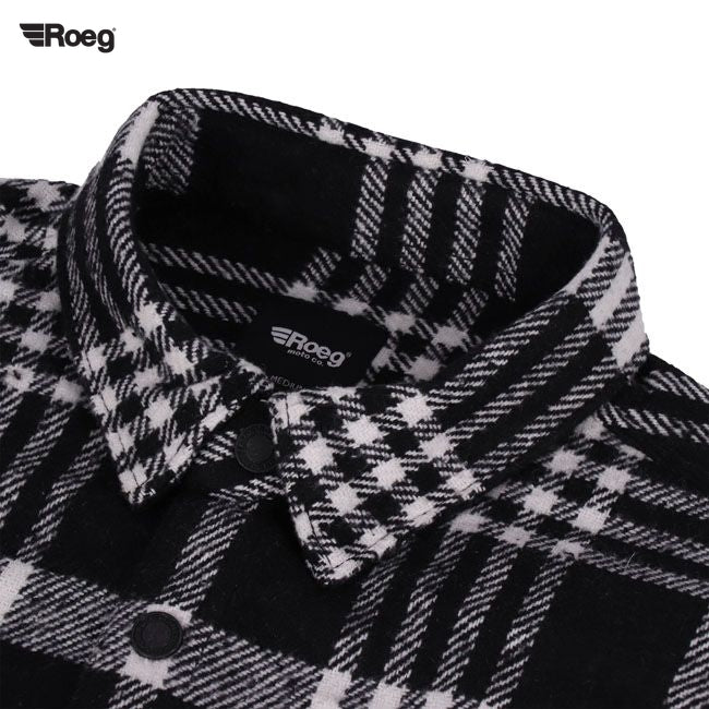 Roeg Blaze Flannel shirt black