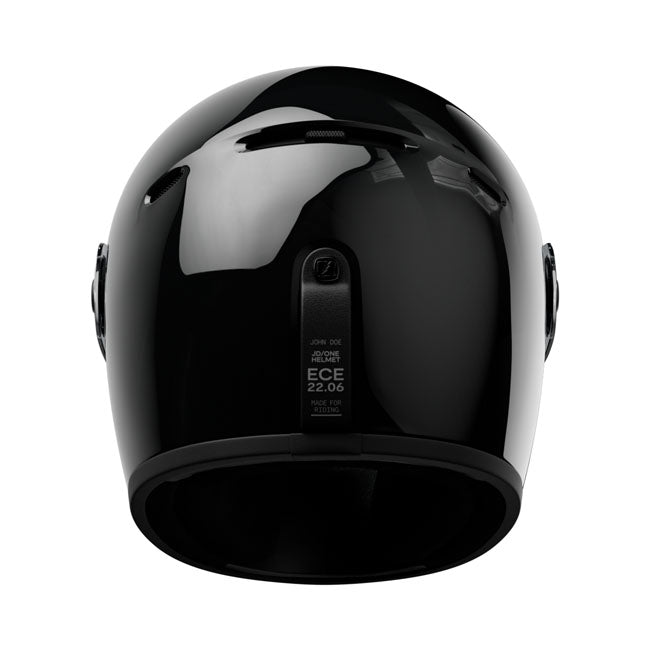 John Doe JD/ONE helmet glossy black - 2