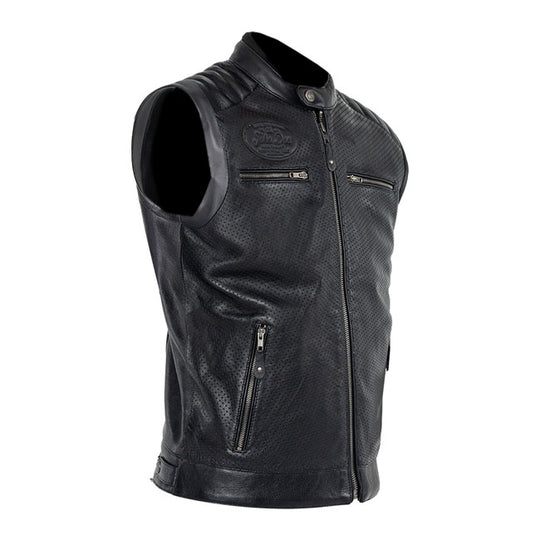 John Doe Storm Leather vest black - 2
